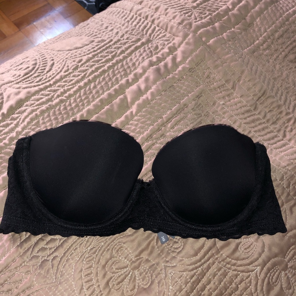Aerie Everyday strapless Black Bra 34B